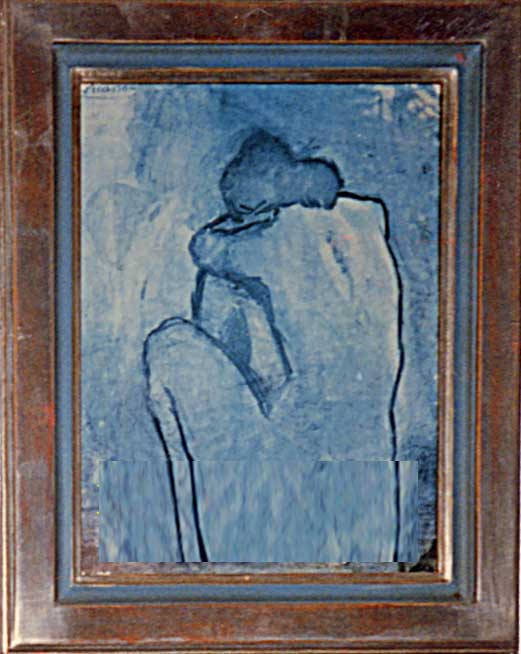 Argent filet vieux bleu (Picasso)