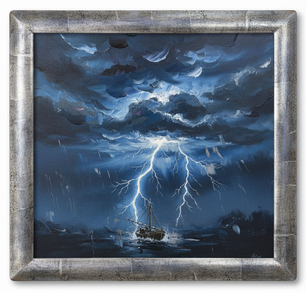 Dune 80 Dédale sur assiette noire