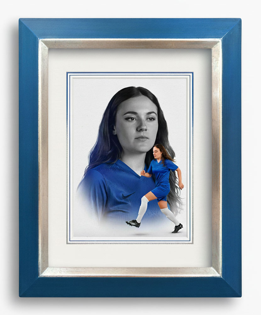 Claustra Bleu electrick  filet argent