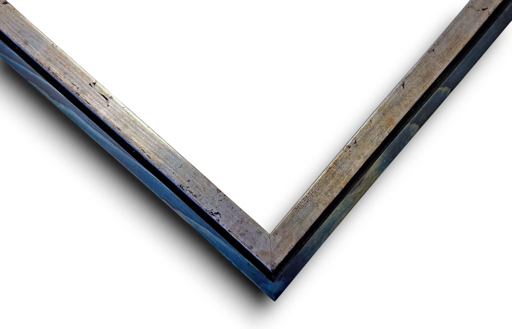 Arcobaleno 35 Plat or blanc oxydé filet couleur 