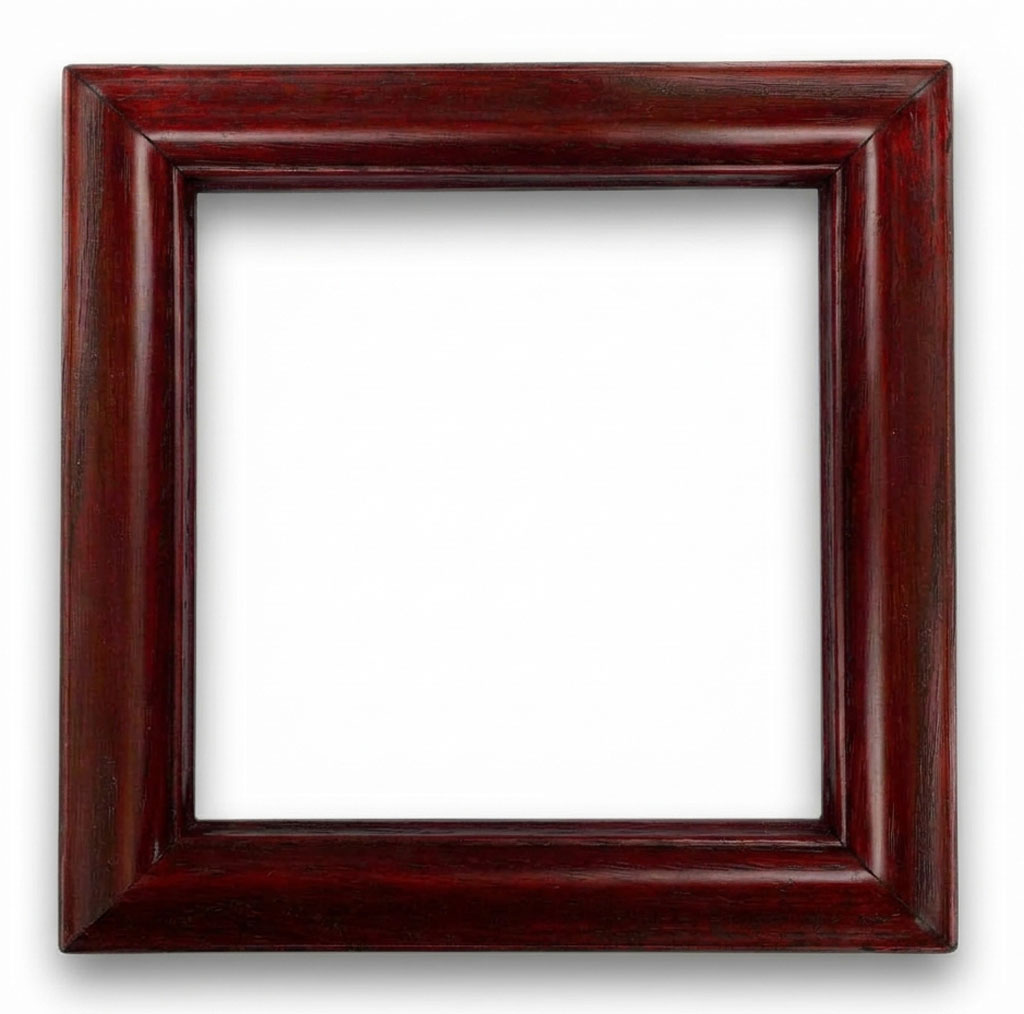 Aphro L : 30 mm / H : 25 mm Chêne teinté acajou