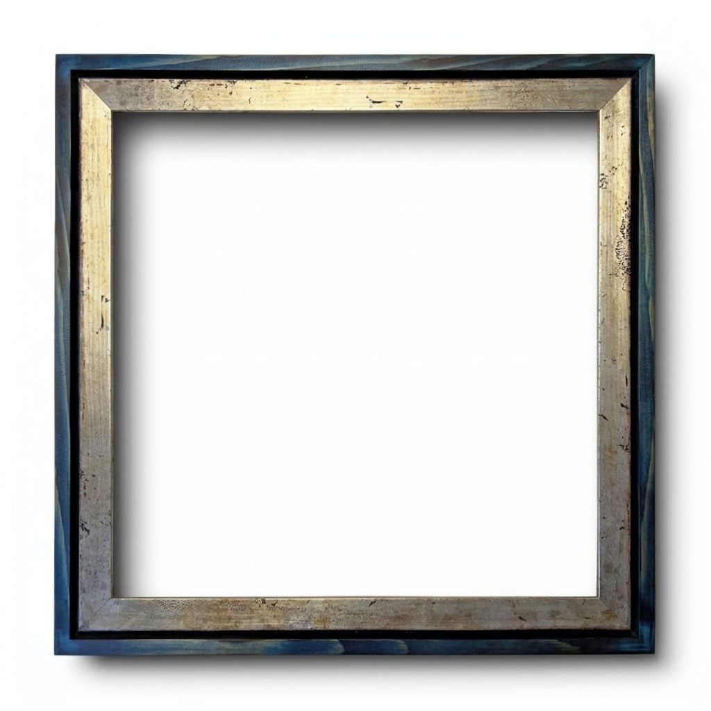 Arcobaleno 35 L : 35 mm / H : 20 mm Plat or blanc oxydé filet couleur 